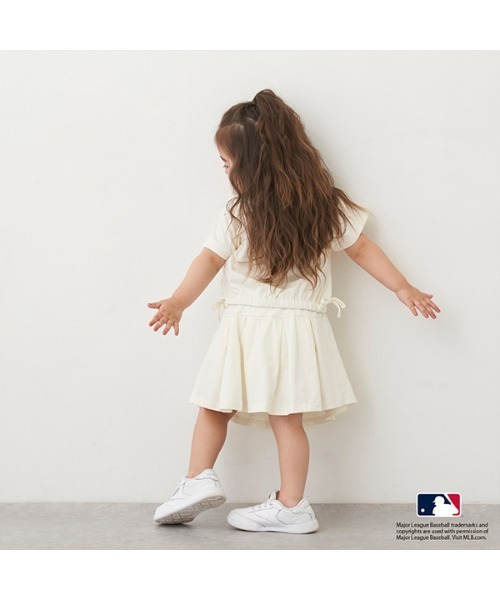 petit main（プティマイン）の「【MLB】カットスカートセットアップ（アンサンブル・キッズ・ネイビー/オフホワイト/アイボリー・80ｃｍ/90cm/100cm/110cm/120cm/130cm/140cm）」の11枚目の写真
