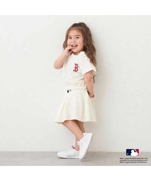 petit main（プティマイン）の「【MLB】カットスカートセットアップ（アンサンブル・キッズ・ネイビー/オフホワイト/アイボリー・80ｃｍ/90cm/100cm/110cm/120cm/130cm/140cm）」の9枚目の写真
