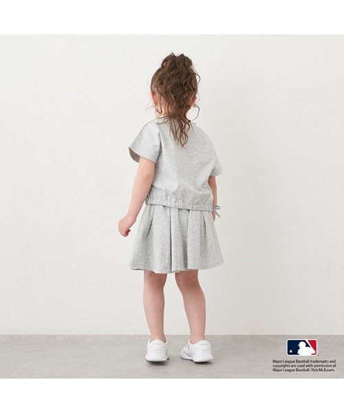 petit main（プティマイン）の「【MLB】カットスカートセットアップ（アンサンブル・キッズ・ネイビー/オフホワイト/アイボリー・80ｃｍ/90cm/100cm/110cm/120cm/130cm/140cm）」の8枚目の写真