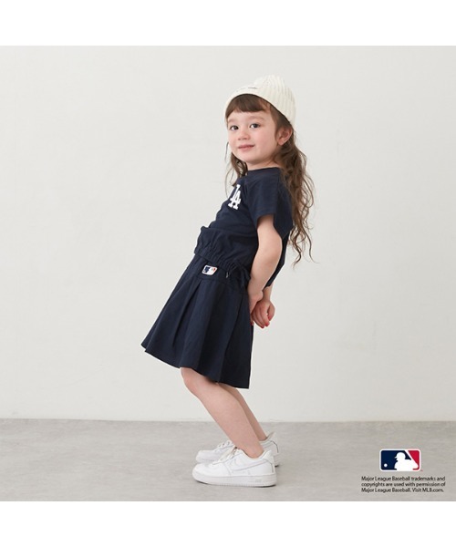 petit main（プティマイン）の「【MLB】カットスカートセットアップ（アンサンブル・キッズ・ネイビー/オフホワイト/アイボリー・80ｃｍ/90cm/100cm/110cm/120cm/130cm/140cm）」の14枚目の写真