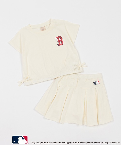 petit main（プティマイン）の「【MLB】カットスカートセットアップ（アンサンブル・キッズ・ネイビー/オフホワイト/アイボリー・80ｃｍ/90cm/100cm/110cm/120cm/130cm/140cm）」の17枚目の写真