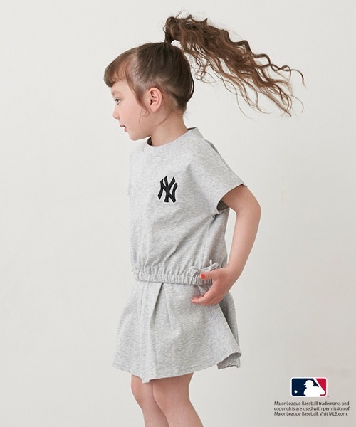 petit main（プティマイン）の「【MLB】カットスカートセットアップ（アンサンブル・キッズ・ネイビー/オフホワイト/アイボリー・80ｃｍ/90cm/100cm/110cm/120cm/130cm/140cm）」の22枚目の写真