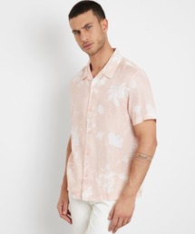 Guess | ECO Island Linen Shirt 半袖 シャツ メンズ(シャツ/ブラウス)
