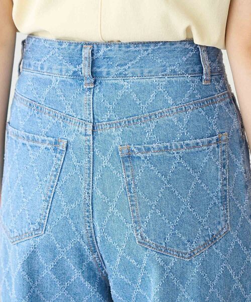 ROPE' PICNIC（ロペピクニック）の「柄デニムタックワイドパンツ（デニムパンツ・レディース・サックスブルー・38/36/40）」の18枚目の写真