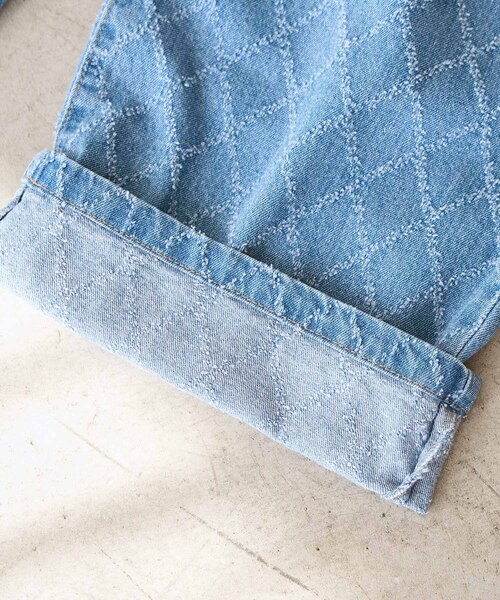 ROPE' PICNIC（ロペピクニック）の「柄デニムタックワイドパンツ（デニムパンツ・レディース・サックスブルー・38/36/40）」の10枚目の写真