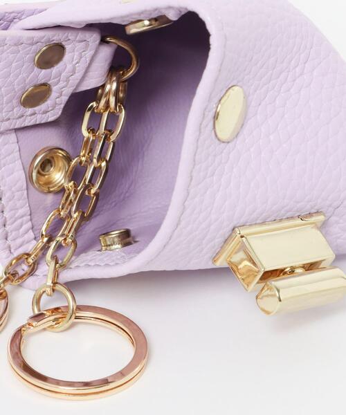 RODE SKO（ロデスコ）の「Hashibami　トライアングルキーチャーム（キーケース/キーアクセサリー・レディース・シルバー/アイボリー/ライトカーキ/ラベンダー/オレンジ系その他/ブラック・ONE）」の21枚目の写真