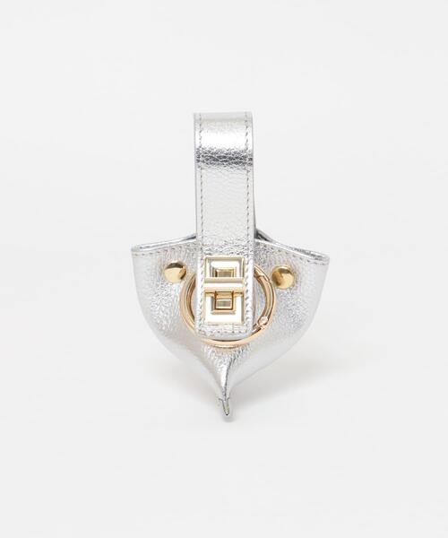 RODE SKO（ロデスコ）の「Hashibami　トライアングルキーチャーム（キーケース/キーアクセサリー・レディース・シルバー/アイボリー/ライトカーキ/ラベンダー/オレンジ系その他/ブラック・ONE）」の18枚目の写真