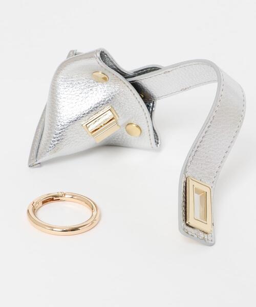 RODE SKO（ロデスコ）の「Hashibami　トライアングルキーチャーム（キーケース/キーアクセサリー・レディース・シルバー/アイボリー/ライトカーキ/ラベンダー/オレンジ系その他/ブラック・ONE）」の15枚目の写真