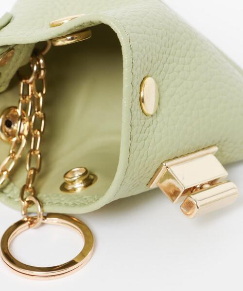 RODE SKO（ロデスコ）の「Hashibami　トライアングルキーチャーム（キーケース/キーアクセサリー・レディース・シルバー/アイボリー/ライトカーキ/ラベンダー/オレンジ系その他/ブラック・ONE）」の11枚目の写真