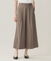 TWラチネストレッチワイドクロップド パンツ