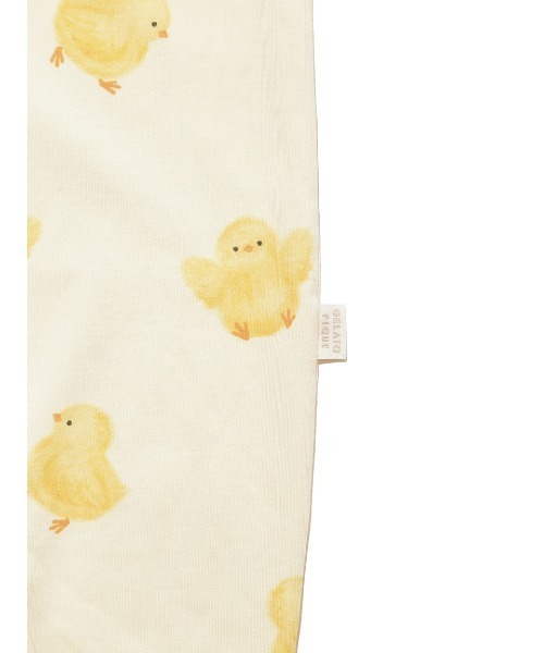 gelato pique（ジェラートピケ）の「【BABY】新生児ひよこ柄2way