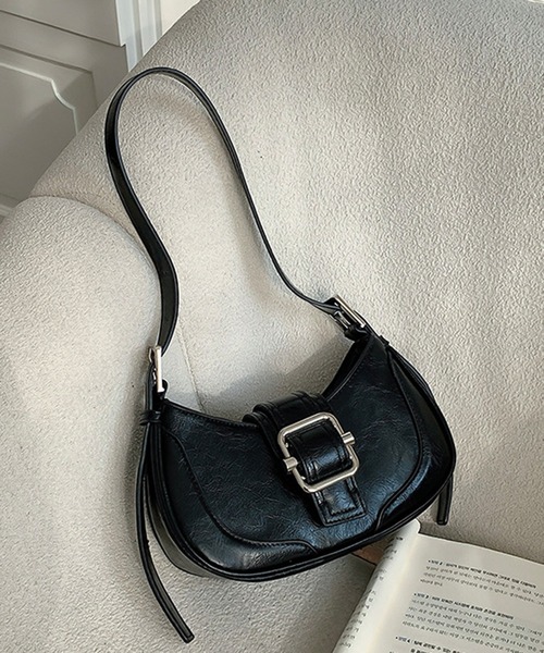 LAFFMO（ラフモ）の「ショルダーバッグ（ショルダーバッグ・レディース・ブラック/ブルー/アイボリー/ネイビー/ブラウン/シルバー・F）」の3枚目の写真