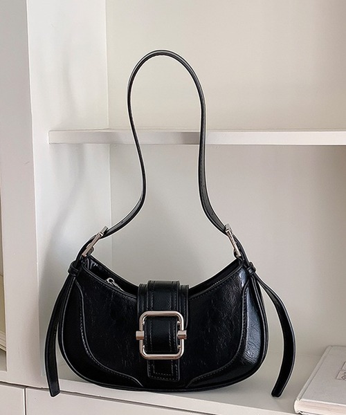 LAFFMO（ラフモ）の「ショルダーバッグ（ショルダーバッグ・レディース・ブラック/ブルー/アイボリー/ネイビー/ブラウン/シルバー・F）」の14枚目の写真