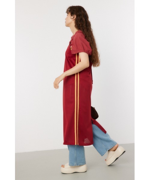 RODEO CROWNS WIDE BOWL（ロデオクラウンズワイドボウル）の「メッシュ切り替えラインキャミワンピース（ワンピース・レディース・ネイビー/アイボリー/マジェンタ・FREE）」の5枚目の写真