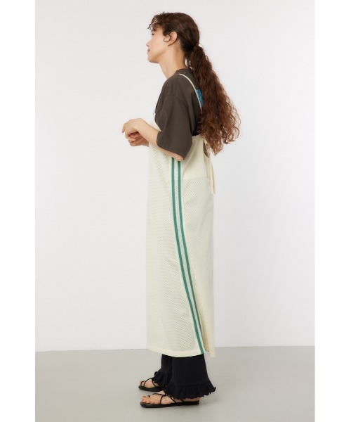 RODEO CROWNS WIDE BOWL（ロデオクラウンズワイドボウル）の「メッシュ切り替えラインキャミワンピース（ワンピース・レディース・ネイビー/アイボリー/マジェンタ・FREE）」の15枚目の写真