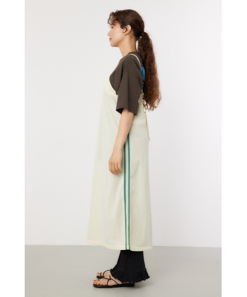 RODEO CROWNS WIDE BOWL（ロデオクラウンズワイドボウル）の「メッシュ切り替えラインキャミワンピース（ワンピース・レディース・ネイビー/アイボリー/マジェンタ・FREE）」の19枚目の写真