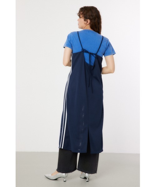 RODEO CROWNS WIDE BOWL（ロデオクラウンズワイドボウル）の「メッシュ切り替えラインキャミワンピース（ワンピース・レディース・ネイビー/アイボリー/マジェンタ・FREE）」の12枚目の写真