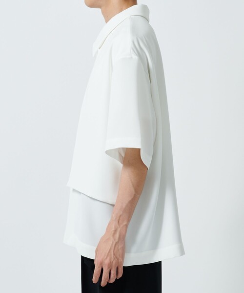 CULLNI(クルニ)の「STUDIOUS別注 S/S OPEN SHIRTS(シャツ/ブラウス・メンズ・ホワイト/ブラック/カーキ・1/2)」の7枚目の写真