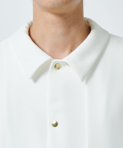 CULLNI(クルニ)の「STUDIOUS別注 S/S OPEN SHIRTS(シャツ/ブラウス・メンズ・ホワイト/ブラック/カーキ・1/2)」の9枚目の写真