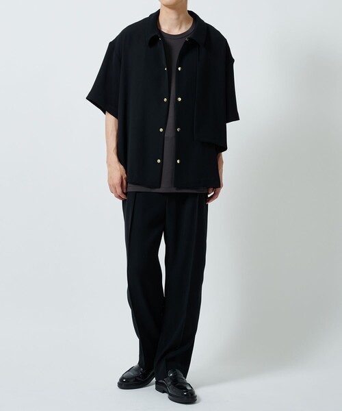 CULLNI(クルニ)の「STUDIOUS別注 S/S OPEN SHIRTS(シャツ/ブラウス・メンズ・ホワイト/ブラック/カーキ・1/2)」の14枚目の写真