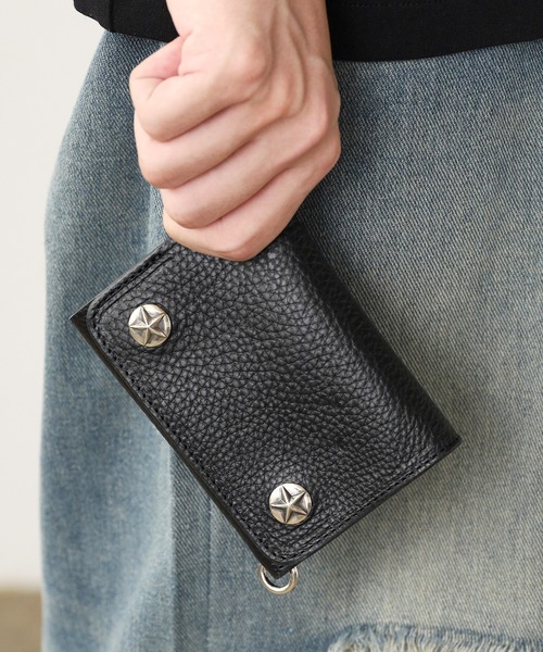 CALEE（キャリー）の「CALEE/キャリー SILVER STAR CONCHO FLAP