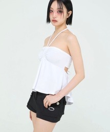 UGLY SHADOW（アグリーシャドウ）の「【Uglyshadow】BEADS TUNNEL SLEEVELESS / 【アグリーシャドウ】ビーズホルターネックキャミソールチュニック（チュニック）」