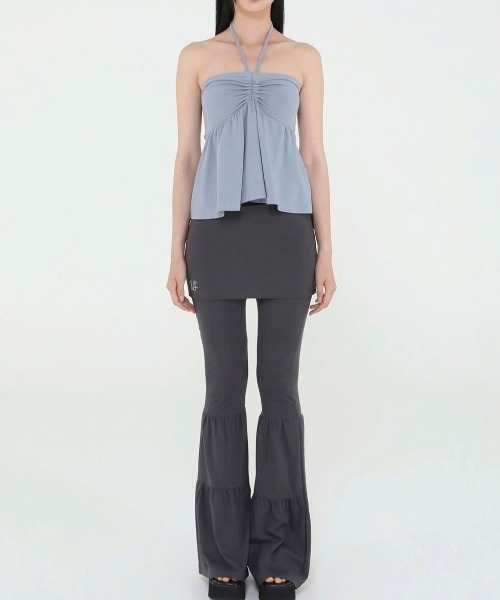 UGLY SHADOW（アグリーシャドウ）の「【Uglyshadow】BEADS TUNNEL SLEEVELESS / 【アグリーシャドウ】ビーズホルターネックキャミソールチュニック（チュニック・レディース・ブラック/ホワイト/ブルー・ONE SIZE）」の13枚目の写真