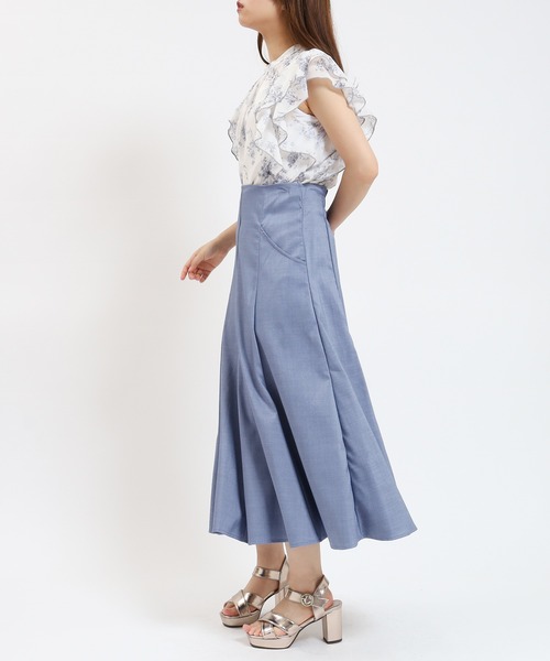 ASTORIA ODIER(アストリアオディール)の「花柄シアーブラウス(シャツ/ブラウス・レディース・ブラック/ホワイト・MEDIUM)」の8枚目の写真