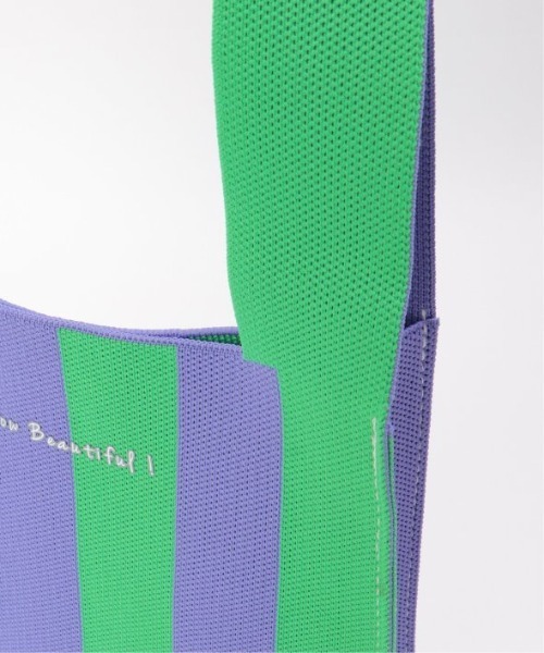 LBC（エルビーシー）の「ストライプニットバッグ（ショルダーバッグ・レディース・ピンク/イエロー/パープル・FREE）」の6枚目の写真