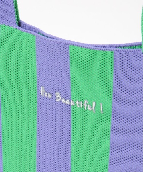 LBC（エルビーシー）の「ストライプニットバッグ（ショルダーバッグ・レディース・ピンク/イエロー/パープル・FREE）」の18枚目の写真