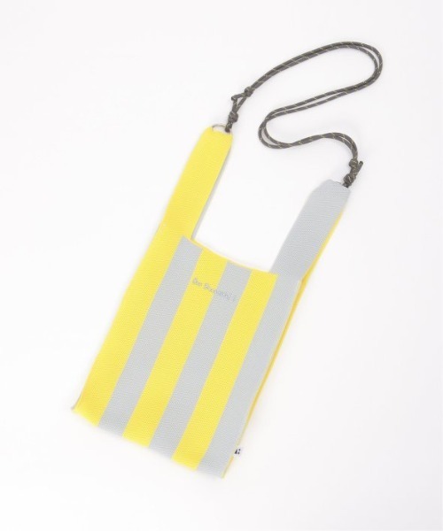 LBC（エルビーシー）の「ストライプニットバッグ（ショルダーバッグ・レディース・ピンク/イエロー/パープル・FREE）」の4枚目の写真