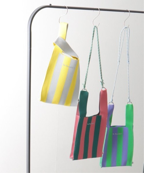 LBC（エルビーシー）の「ストライプニットバッグ（ショルダーバッグ・レディース・ピンク/イエロー/パープル・FREE）」の9枚目の写真