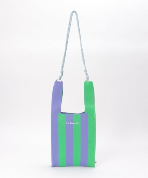 LBC（エルビーシー）の「ストライプニットバッグ（ショルダーバッグ・レディース・ピンク/イエロー/パープル・FREE）」の22枚目の写真