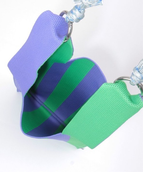 LBC（エルビーシー）の「ストライプニットバッグ（ショルダーバッグ・レディース・ピンク/イエロー/パープル・FREE）」の19枚目の写真