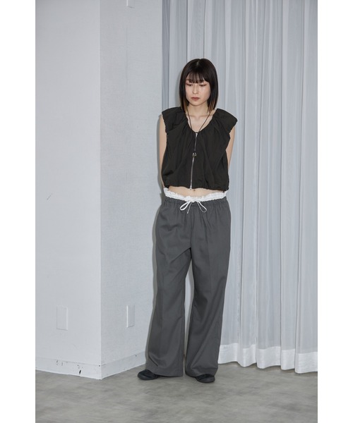 leimn(レイムン)の「ナイロンバルーンベスト(ベスト・レディース・ホワイト/ブラック・M)」の21枚目の写真