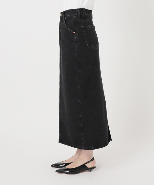 Lee（リー）の「Lee/リー タイトスカート(ブラック)（デニムスカート・レディース・ブラック・X-SMALL/SMALL/MEDIUM）」の12枚目の写真