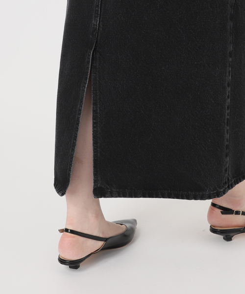 Lee（リー）の「Lee/リー タイトスカート(ブラック)（デニムスカート・レディース・ブラック・X-SMALL/SMALL/MEDIUM）」の21枚目の写真