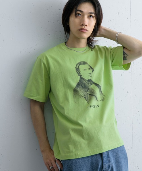 セール】ヴィンテージライクTシャツ(ショパン)（Tシャツ