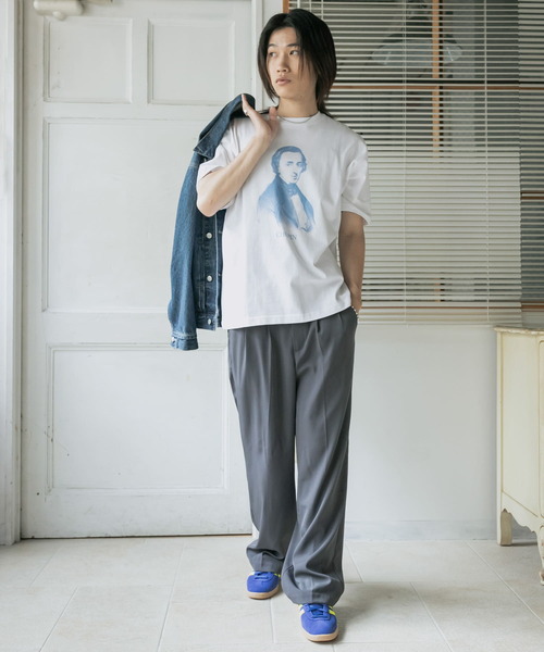 SENSE OF PLACE by URBAN RESEARCH(センスオブプレイスバイアーバンリサーチ)の「ヴィンテージライクTシャツ(ショパン)(Tシャツ/カットソー・メンズ・ホワイト/ミント・MEDIUM/LARGE)」の22枚目の写真