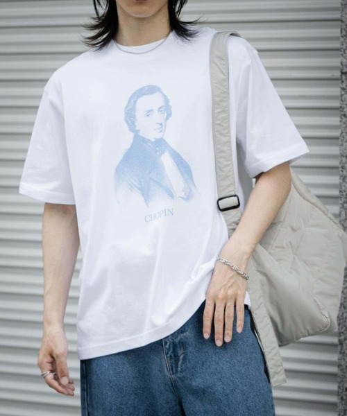 SENSE OF PLACE by URBAN RESEARCH(センスオブプレイスバイアーバンリサーチ)の「ヴィンテージライクTシャツ(ショパン)(Tシャツ/カットソー・メンズ・ホワイト/ミント・MEDIUM/LARGE)」の21枚目の写真