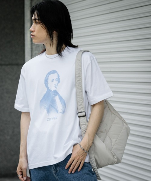SENSE OF PLACE by URBAN RESEARCH(センスオブプレイスバイアーバンリサーチ)の「ヴィンテージライクTシャツ(ショパン)(Tシャツ/カットソー・メンズ・ホワイト/ミント・MEDIUM/LARGE)」の19枚目の写真