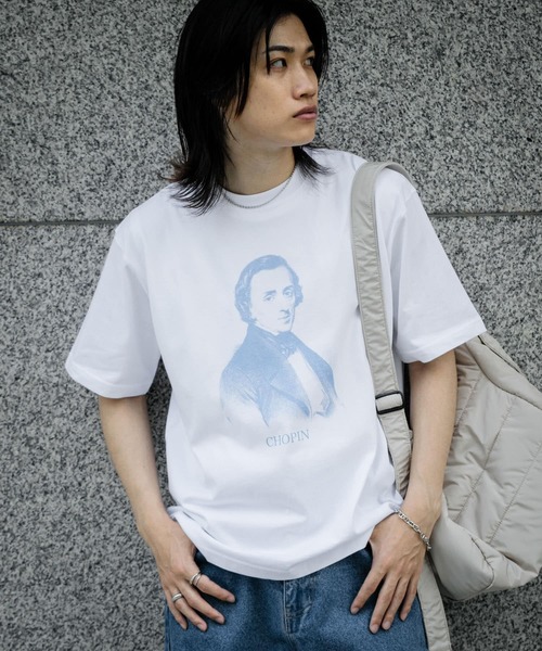 SENSE OF PLACE by URBAN RESEARCH(センスオブプレイスバイアーバンリサーチ)の「ヴィンテージライクTシャツ(ショパン)(Tシャツ/カットソー・メンズ・ホワイト/ミント・MEDIUM/LARGE)」の18枚目の写真