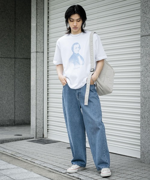 SENSE OF PLACE by URBAN RESEARCH(センスオブプレイスバイアーバンリサーチ)の「ヴィンテージライクTシャツ(ショパン)(Tシャツ/カットソー・メンズ・ホワイト/ミント・MEDIUM/LARGE)」の17枚目の写真