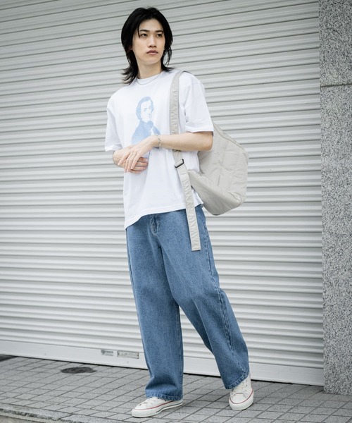 SENSE OF PLACE by URBAN RESEARCH(センスオブプレイスバイアーバンリサーチ)の「ヴィンテージライクTシャツ(ショパン)(Tシャツ/カットソー・メンズ・ホワイト/ミント・MEDIUM/LARGE)」の16枚目の写真