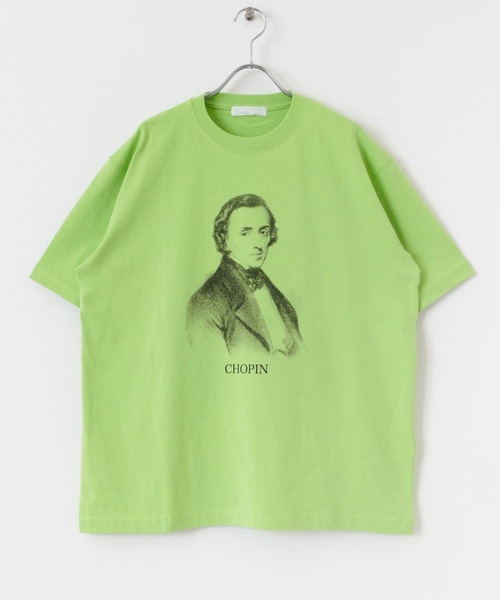 SENSE OF PLACE by URBAN RESEARCH(センスオブプレイスバイアーバンリサーチ)の「ヴィンテージライクTシャツ(ショパン)(Tシャツ/カットソー・メンズ・ホワイト/ミント・MEDIUM/LARGE)」の7枚目の写真