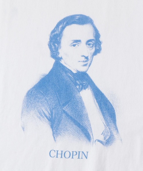 SENSE OF PLACE by URBAN RESEARCH(センスオブプレイスバイアーバンリサーチ)の「ヴィンテージライクTシャツ(ショパン)(Tシャツ/カットソー・メンズ・ホワイト/ミント・MEDIUM/LARGE)」の4枚目の写真