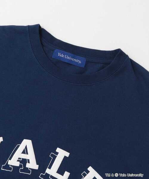 URBAN RESEARCH Sonny Label(アーバンリサーチサニーレーベル)の「YALEカレッジエンブロイダリーTシャツ(Tシャツ/カットソー・メンズ・オフホワイト/ネイビー・LARGE/MEDIUM)」の14枚目の写真