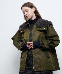 LANVIN en Bleu（ランバンオンブルー）の「ボアライナーフーデット 