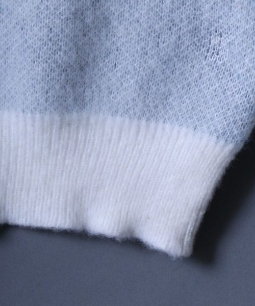 ANPAS(アンパス)の「Flower Jacquard Pullover Knit/フラワー ジャガード プルオーバー ニット(ニット/セーター・メンズ・ホワイト/ブラック/ネイビー・M/L)」の10枚目の写真