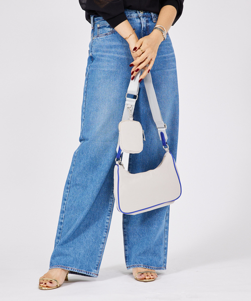 ABAHOUSE（アバハウス）の「【cheek/ チーク】square sholder/スクエア ショルダーバッグ /ユニセックス（ショルダーバッグ・メンズ・ホワイト/ブラック・フリー）」の19枚目の写真